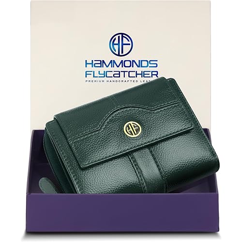 HAMMONDS FLYCATCHER Leather Ladies Wallet for Woman with 14 Card Slots - Clutch Purse for Women, Ladies Wallet for Women Styl