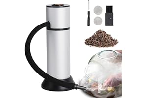 Boruit Pistola Affumicatore,Affumicatore a Freddo Portatile per Salmone Salumi Pesce Formaggio da Cucina, Adatto per BBQ Campeggio a Casa all'aperto, generatore di Fumo Freddo per Carne