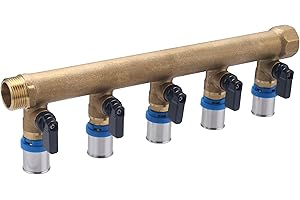 NT NOYON & THIEBAULT Collecteur mâle - femelle 20x27-5 départs multicouche à sertir Ø16 à vannes NOYON & THIEBAULT