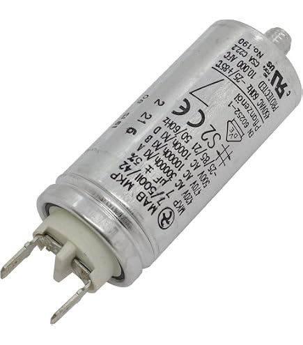 Lumonic Condensatore Di Avviamento 16µF 425V - Per Motori, Contenitore Plastico Con Cavo 35cm