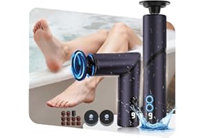 XSWCCJJ Upgrade Folding Electric Foot File 4.0【Eliminate 99.92% Keratin in 3 Minutes】【4 in 1-9 Speed Adjustment + LED Display 】 Electric Foot File Hard Skin Remover 80 Mesh + 120 Mesh Sandpaper Dark Purple