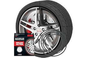 CARSTYLING XXL Rimblades avec 3M Colle - Couleur: Noir - Premium Protection des Jantes et Styling pour Jantes Alliage jusqu'à 22''