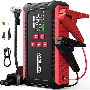 Booster Avviatore Auto Portatile 4000A Con Compressore - Emergenza Per Auto E Moto - Foto 9