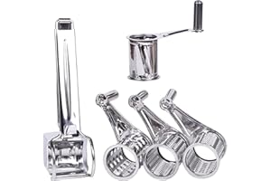 Fuworance Râpe à Fromage Rotative en Acier Inoxydable, Stainless Steel Cheese Grinder, Râpe rotative polyvalente, Moulin à Râpe Fromage à Main, Petit Ménager Moulin Râpe, Small Manual Cheese Grater