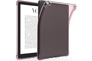 TQQ Cover Kindle 11 Generazione, Custodia Kindle Paperwhite 6,8 Pollici 2021, Ultra Morbida, Flessibile e Trasparente in TPU per Kindle Paperwhite 2023 Custodia