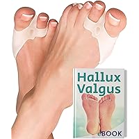 YOGAMEDIC® Divaricatore Alluce Valgo con Cuscinetto Gel Regolabile - 6 Pz - Alluce Valgo Correttore Separadita - Distanziator