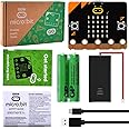 GeeekPi Micro:bit V2 Go Kit Original Microbit V2 Starter Kit, with BBC Micro:bit V2 Board, Battery Holder, 2 AAA Batteries, Micro USB Cable for Coding and Programming