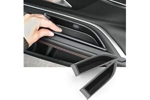 SKTU Scatola portaoggetti compatibile con Peugeot 3008/5008 per braccioli, porta anteriore dell'auto, 2 pezzi