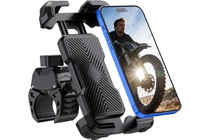 Grefay Telefonhållare Cykel Mobilhållare Cykel Med 360 roterar | Universal Motorcykel Telefonhållare För Motorcykel MTB Scooter Med 360 roterar för 4.7-7.2 Tum