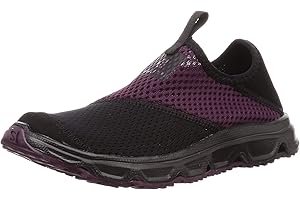 SALOMON RX Moc 4.0 W, Scarpe da Recupero Donna, Nero/Viola (Black/Black/Potent Purple), 36 2/3 EU
