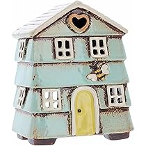 Shudehill Village Pottery - Portacandela In Ceramica A Forma Di Alveare - Giallo - Per Tealight