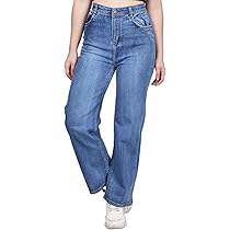 Buy ZXN Clothing Women Denim Reguler Fit Light Blue Slim Jeans at