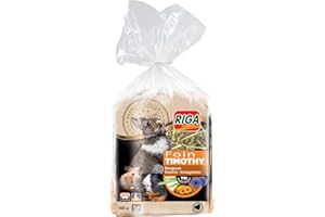 RIGA - Foin Premium Timothy - Aux Fleurs Non Pressées - Aliment Complémentaire pour Rongeurs - Fléole des Prés, Fleurs De Bleuet Et De Souci - Idéal pour l'usure des Dents - 500 g