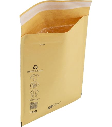 Enveloppes à Bulles Havane Dozio - Format Intérieur 175x275 Mm - Lot De 10 Pièces
