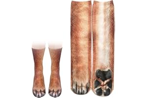 WNV Funny Gifts for Women Men Funny Animals Paw Socks Novelty Socks Novelty Gifts for Women Men