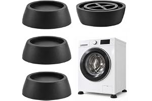 Tomoyuki 4 st gummifötter – antivibration för tvättmaskin & torktumlare