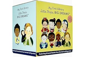 My First Library Little People, Big Dreams Series 8 Books Collection Set (Amelia Earhart, Audrey Hepburn, Frida Kahlo, Harriet Tubman, Jane Goodall, Marie Curie, Maya Angelou, Rosa Parks)