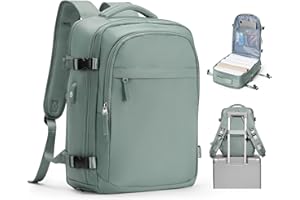 livbote Mochila Viaje Cabina Avion 40x20x30, Mochila Equipaje de Mano 30L Impermeable Hombre Mujer, Mochila Portatil 15.6 pulgadas con USB