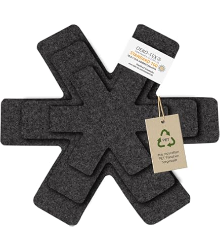 Decopatent® Pannenhouder - Uitschuifbare Pannen Onderzetter Panonderzetter Rechthoekig Bamboe Metaal Pannen Onderzetters