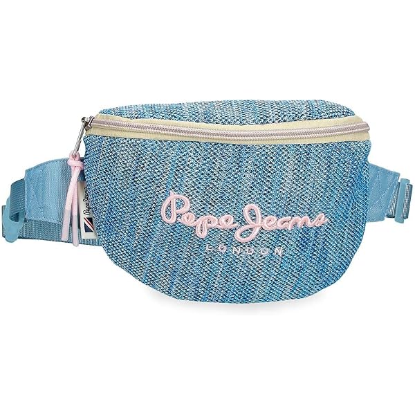 Trousse Pepe Jeans Sandra Avec Organiseur - Rose, Polyester, 22x10x11 Cm - Idéale Pour école, Voyage, Trousse De Toilette