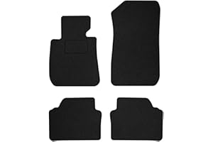 ‎M MOTOS MOTOS Velours Standard Velours-Fußmatten passend für BMW 3er E90 2004-2011 - Standard, Gewebt, Schwarz fußmatten Auto - Erleben Sie neuen Fahrkomfort mit einem Velours- Auto fußmatten Satz für Ihr A