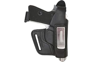 VlaMiTex IWb 5-5 Funda para Walther PP Manurhin, para Cinturon, de Piel