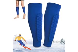 MICACORN Schienbeinschoner Skifahren,1 Pair Schienbeinschoner für Fußball,Shindefender Shin Guards, Kollisionsschutz für Fußball, Schienbeinschoner Abdeckung für Sport für Kinder und Erwachsene