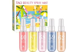 ZKONLY Body Spray, Mini Mist Womens Gift Set with Sweet Violet Vanilla, Midnight Jasmine Blackcurrant, Body Mist Fragrance Spray Set Perfect for Christmas Day,Gifts Idea for Her/Him(5x40ml)