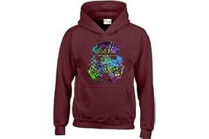 JLB Print Trooper Helmet Paint Splash Space Wars Sci Fi Movie Film Inspired Premium Quality Unisex Hoodies for Men and Women