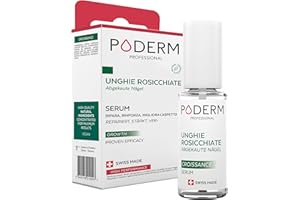 PODERM - STOP UNGHIE MANGIATE - Alternativa Smalto amaro Bambini e Adulti - Siero Riparatore Anti Stress 100% Naturale - Attiva la ricrescita - Prodotto in Svizzera