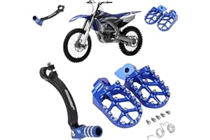 ANXIN Dirt Bike Pedane + Leva cambio pieghevole Set combinato per YZ250F YZ450F YZ250FX YZ450FX WR450F Motocross
