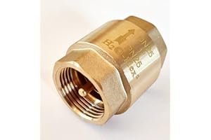 H2O-Flex® DN32 Clapet anti-retour 1 1/4" entièrement en laiton, jusqu'à 90 °C, longueur 25 bar