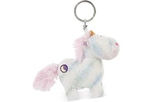 NICI- Llavero Theodor & Friends Unicornio Moon Keeper 10cm Green, Color White (48620)