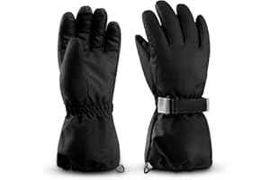 ‎THXTOMS ThxToms Kinder Ski Handschuhe | Winter Snow Skihandschuhe -15℃ | Winddicht Wasserdicht Warm | Oxford Verdickt Kalt Wetter | Outdoor Sports Snowboard Skifahren | Junge Mädchen für 3-13 Jahre alt