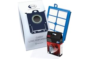 ‎AEG AEG ASKVX8 Performance Kit für VX6-8 (Beutel & Filter, 4 original s-bag Staubsaugerbeutel GR201S, 1 Motorfilter, 1 Allergy Plus Filter waschbar, 4er Pack s-fresh Duftgranulat, weiß)