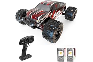 DEERC 9300 Ferngesteuertes Auto für Kinder,1/18 RC Car 4WD mit 40 km/h Hochgeschwindigkeits,2 Akku Lange Laufzeit,2,4 GHz Fernbedienung Geländewagen Outdoor Indoor Fahrzeug für Jungen Erwachsene