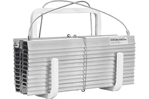 KH-SECURITY Rettungsleiter KF-Kompakt N8, Stahlseil mit Alusprossen, Länge 8m, Stockwerke 3, Gewicht: 4,5 kg