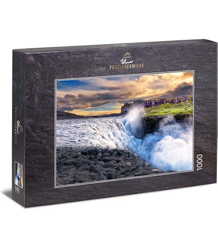 Ulmer Puzzleschmiede 1000-Teile-Puzzle 'Skye' – Made In Germany, Motiv: Neist Point Leuchtturm (Schottland)