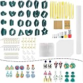 Set of 207 Polymer Clay Cutters, Clay Cutter, 24 Shapes Earrings, for Polymer Clay Earrings, Jewelry Making, DIY Earrings