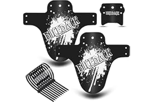 NICEDACK Garde-Boue, Pièce de Montagne Vélo Fender,VTT 26" 27,5" 29'' MTB Mudguard Avant et Arrière pour Vélo Mud Guard