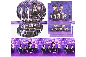 DecPtyTa Geburtstag party Set 41 Stück,Dekoration Geburtstag,Thema Geschirr Teller Tischdecke Serviette etc,Geeignet für 20 Personen (A)