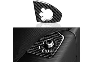 OYDDL Auto Adesivo in Fibra di Carbonio Decalcomania Trim con TT 8n 8j MK123 2008-2014 Accessori (Stile B) - Senza Pulsante di ripiegamento Automatico