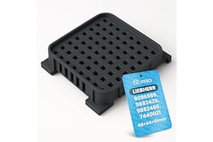 DL-pro Filtr z węglem aktywnym, 48 x 44 mm, do Liebherr 9096989 9882429 9882460 Fresh Air, filtr węglowy do lodówki, zamrażarki