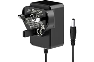 JOMIDAN 12V 1A 12W Power Supply for Router, LED Driver, CCTV Camera, Speakers, Router, CCTV Security System, TV boxes, UK plug, Wall Charger, Universal Driver and More 600mA 800mA Power Supply Cable Adapter