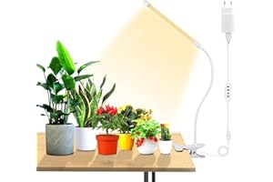 ‎SUWITU SUWITU Pflanzenlampe LED Vollspektrum, 48 LEDs Pflanzenlicht, Pflanzenleuchte mit Zeitschaltuhr Wachstumslampe 10 Arten von Helligkeit 3 Lichter Modi 360°Einstellbar Grow Lampe für Zimmerpflanzen