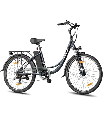 SAXONETTE E-Bike Damen 28 Zoll Mit Mittelmotor - 120 Km Reichweite, 8-Gang, Hydraulische Bremsen