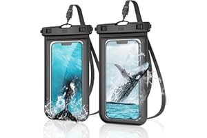 YOSH Wodoszczelna torba na smartfona [2 sztuki], wodoodporna torba na telefon, wodoodporna torba na telefon iPhone 15, 14, 13, 12, 11 Pro, Max, XS XR X 8, 7 SE, Samsung S24, S23, S22, do 6,8 cala,