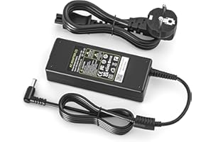 NATNO 90W Caricatore Alimentatore per Sony Vaio PCG VGP VGN SVE14 SVE15, PCG-71811M PCG-71911M PCG-71211M VGP-AC19V43 VGP-AC19V37 VGP-AC19V31 Sony Bravia Caricabatterie Adattatore 19.5V 4.7A 6,5 x 4,4mm