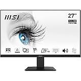MSI PRO MP273 Monitor Flat 27", Display 16:9 Full HD (1920x1080), 75Hz, 5ms, IPS antiriflesso, collegamenti 1x HDMI e 1x DP, 
