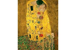TUMOVO Lover Kiss Paintings Gustav Klimt The kiss Art Digital Painting Paint by Numbers Kit for Adults Acrylic Oil Painting Set Painting for Beginners Abstract Drawing(16''Wx20''H)